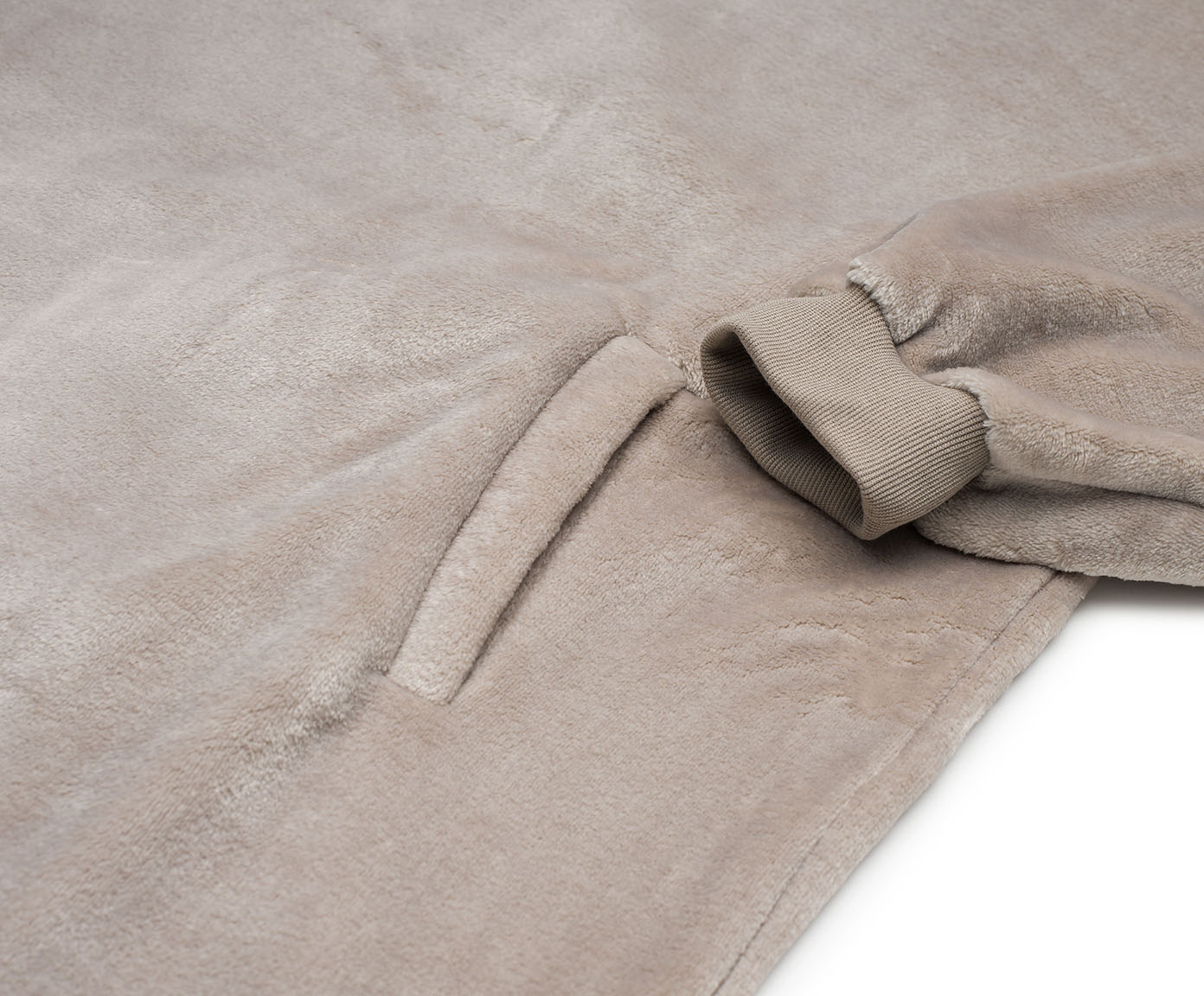 Couverture à capuche pierre