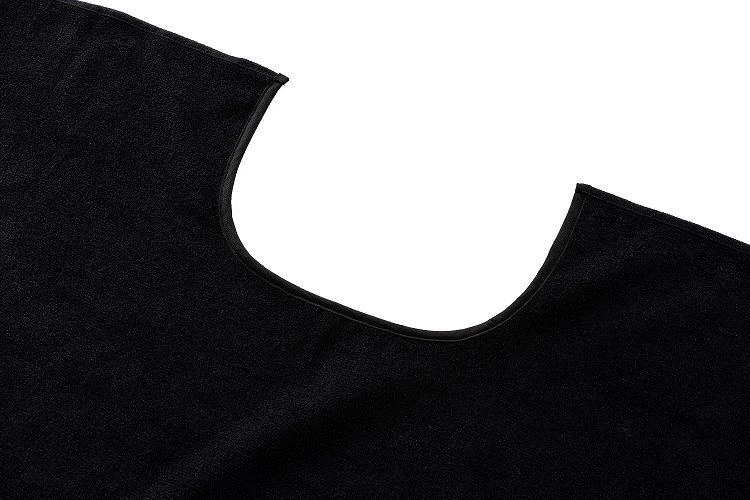 Serviettes Visage avec encolure noir