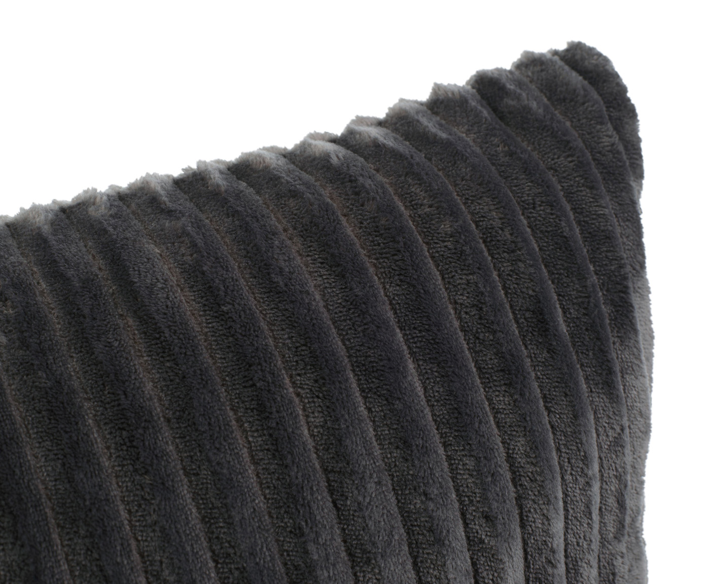 Coussin (rempli) Cord Optik 50x50 anthracite