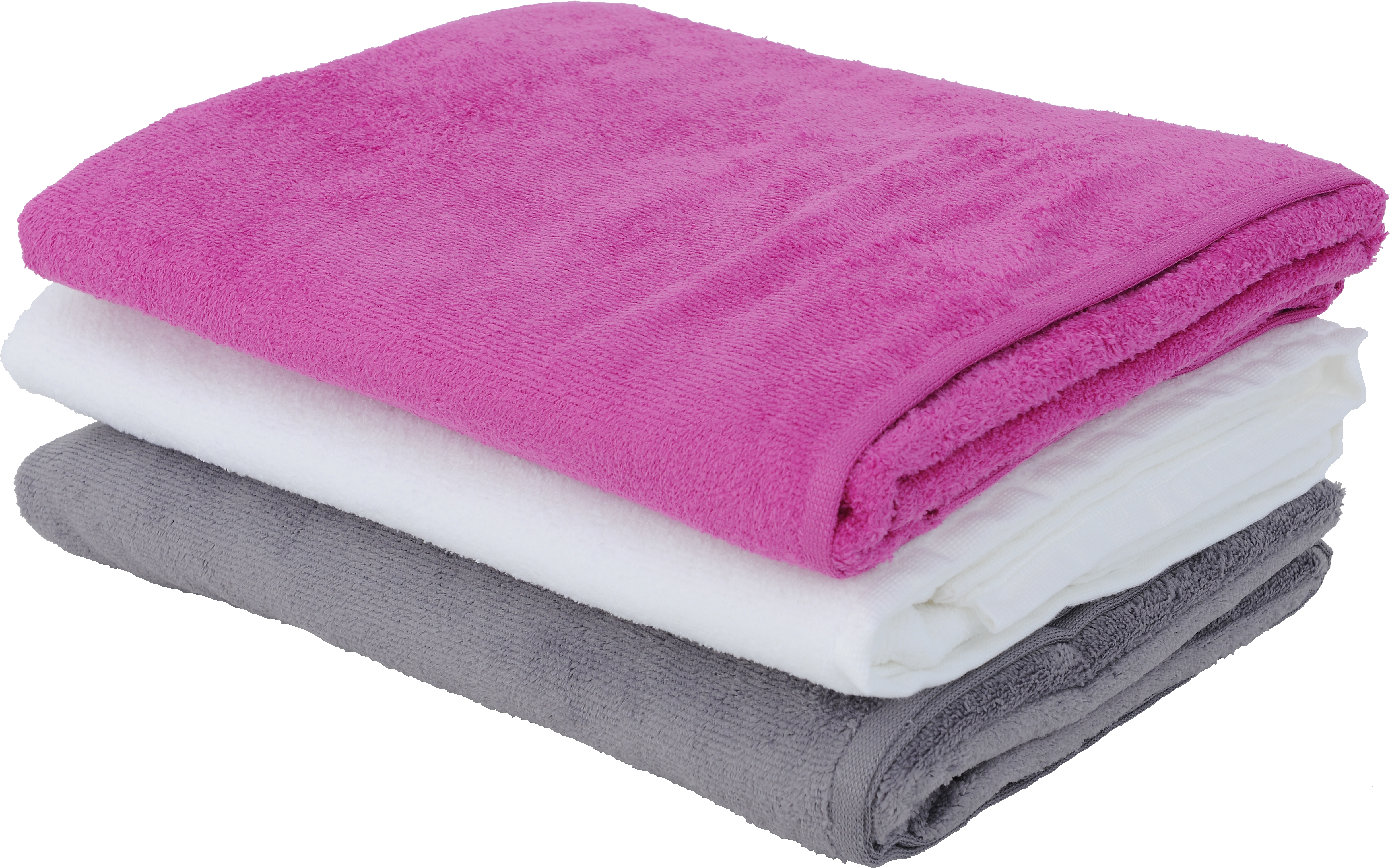 Maxi draps de bain 100x220 rose mûre